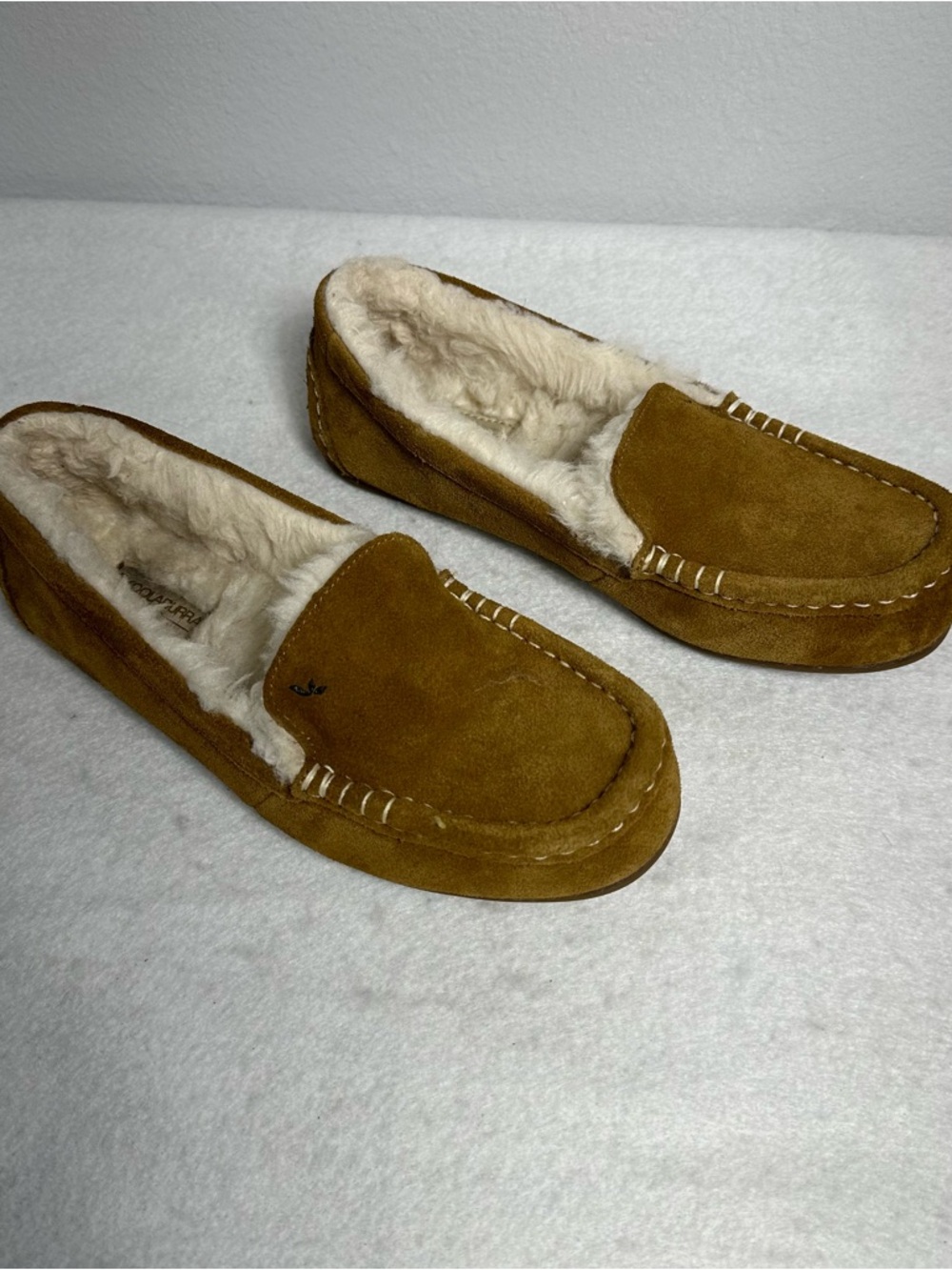 Koolaburra By Ugg Shoes Womens Size 6 Slippers Moccasins Cozy Wool Suede Leather